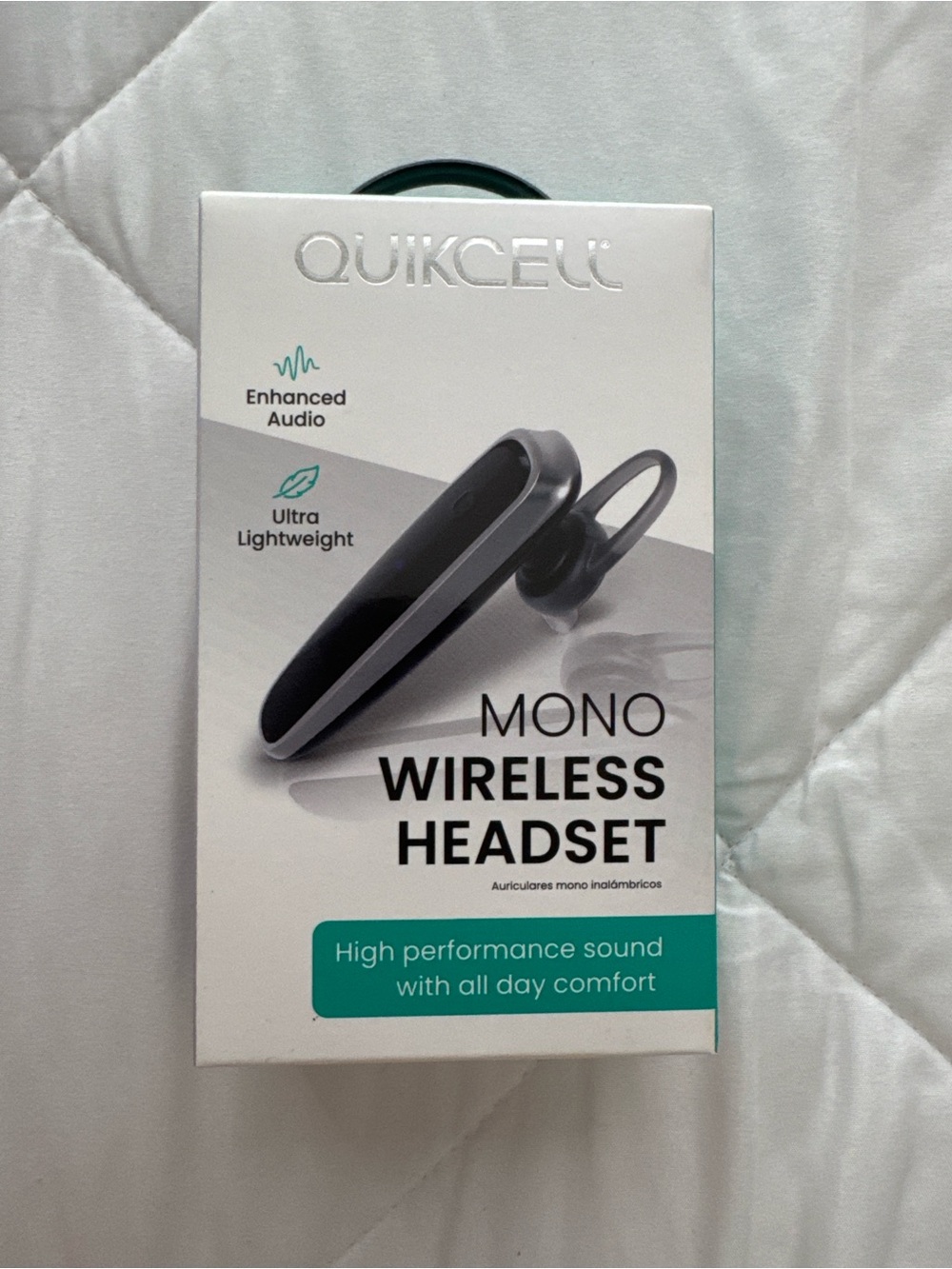 Quikcell Mono Wireless Headset - Black